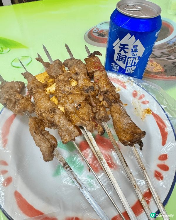 來自新疆的美食，新疆嘅羊肉真係好味到爆，一D羶味都冇，而且又...