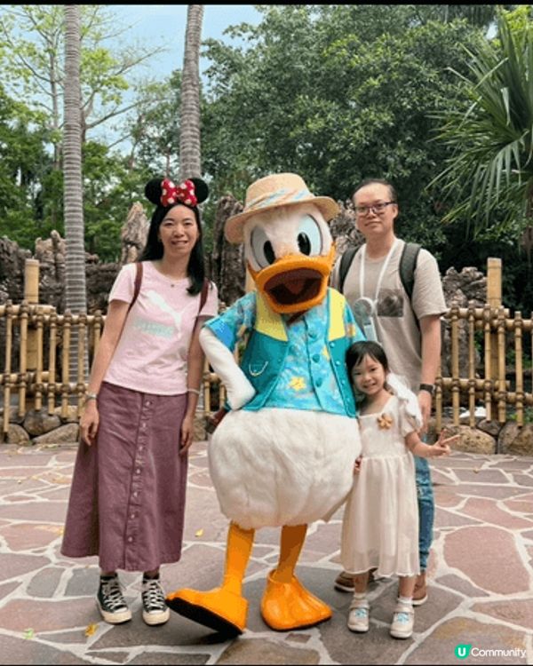 放暑假肯定要帶妹🐷去迪士尼樂園🏰啊#支持留港消費之一😂😂😂～...