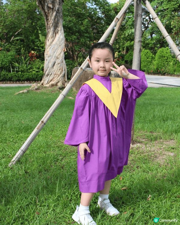 小朋友話咁快就幼稚園畢業啦，佢話好期待小學嘅生活啊！