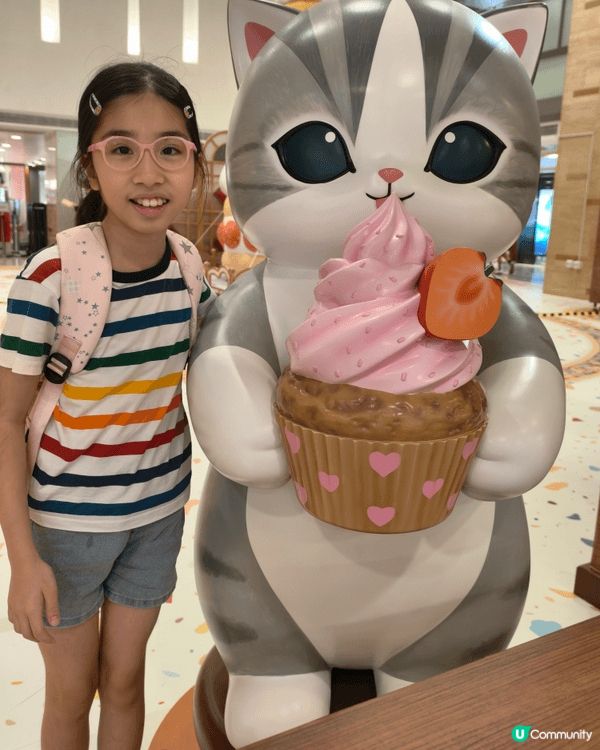 今個夏天，經過德福廣場，見到日本人氣角色mofusand呀，...