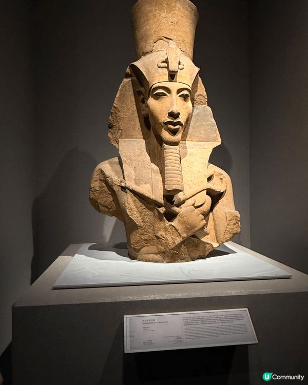 帶仔仔去體驗故宮埃及展覽，場內有展示各種古埃及既展品外，亦有...