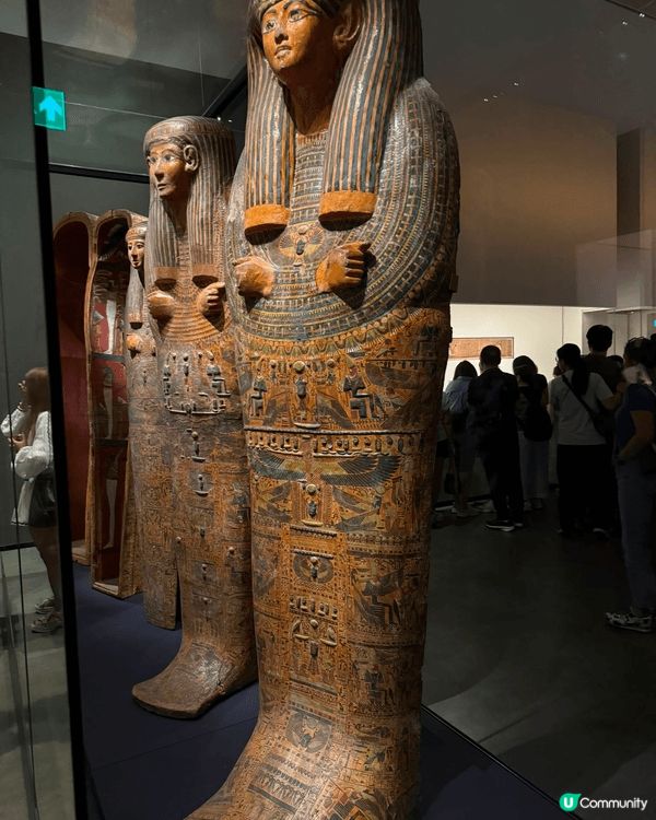 帶仔仔去體驗故宮埃及展覽，場內有展示各種古埃及既展品外，亦有...
