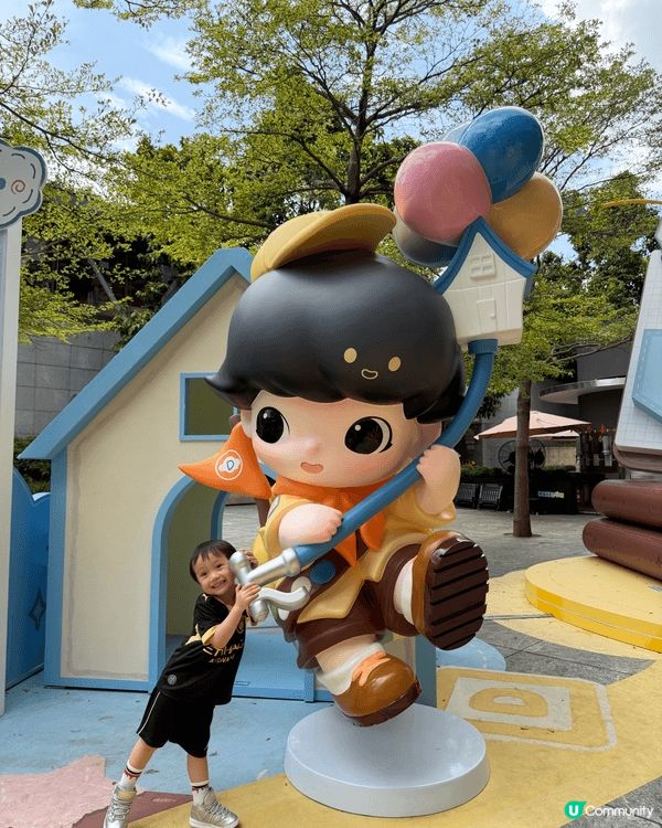 放假去左深圳益田假日廣場食野，竟然咁岩遇到DIMOO WOR...