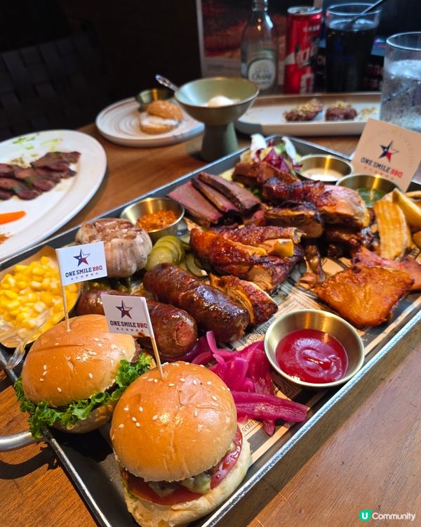 🍖 深圳必食！ONE SMILE 美式煙燻慢烤大餐~