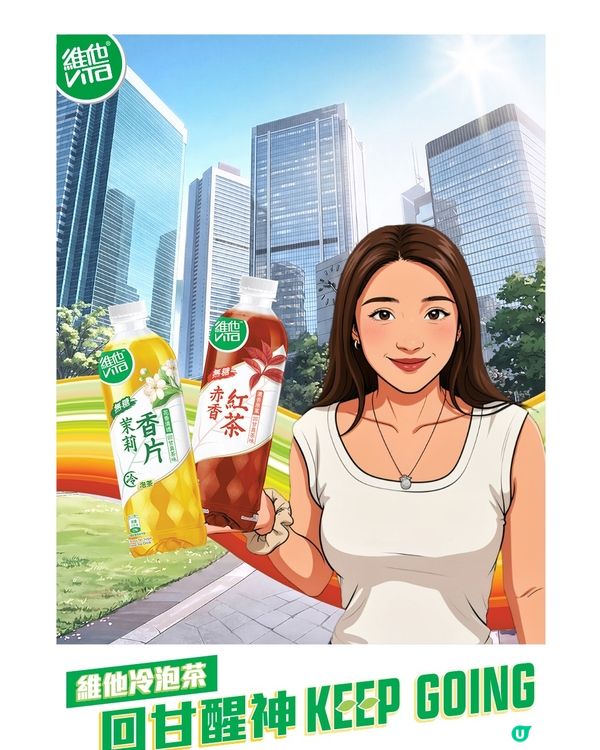 忙到癲？維他冷泡茶叉電！🥳