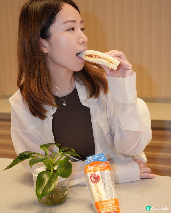 早餐能量UP！聖安娜超軟三文治🥪包你滋味😋