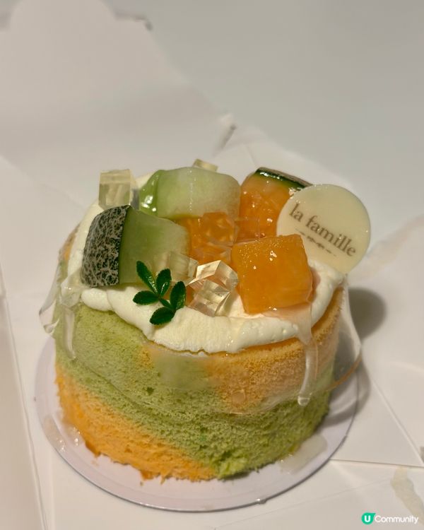 La Famille雙色蜜瓜戚風蛋糕🤤 期間限定🍈