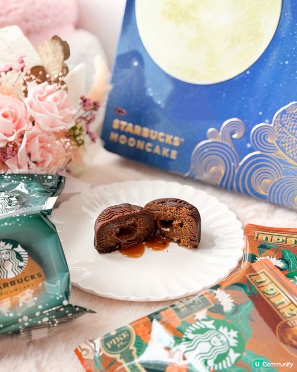 星巴克中秋月餅☕️😋│星空美人魚💫🐠