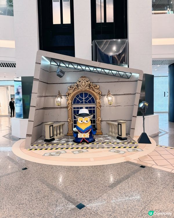 Minions荷李活場景現身時代廣場！👾🍿