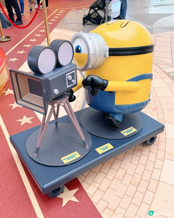 Minions荷李活場景現身時代廣場！👾🍿