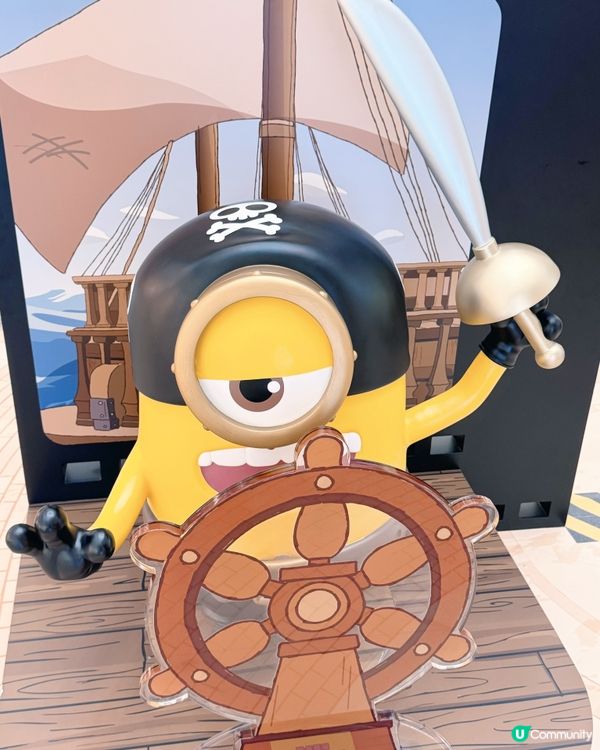 Minions荷李活場景現身時代廣場！👾🍿