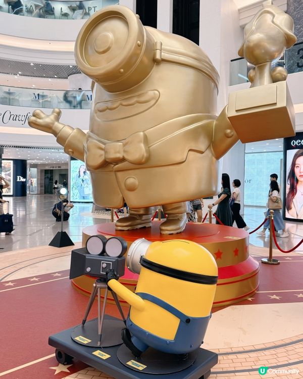 Minions荷李活場景現身時代廣場！👾🍿