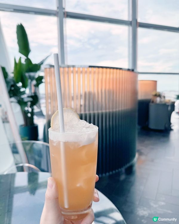 🇭🇰🛬🍹🍽️INTERVALS窗邊高空景觀美爆