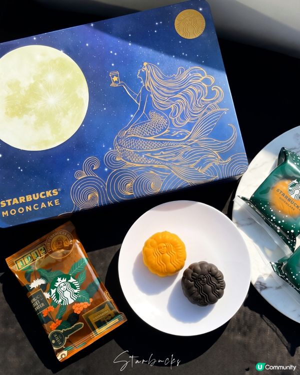 朋友最愛的月餅之一！星巴克咖啡味🤤