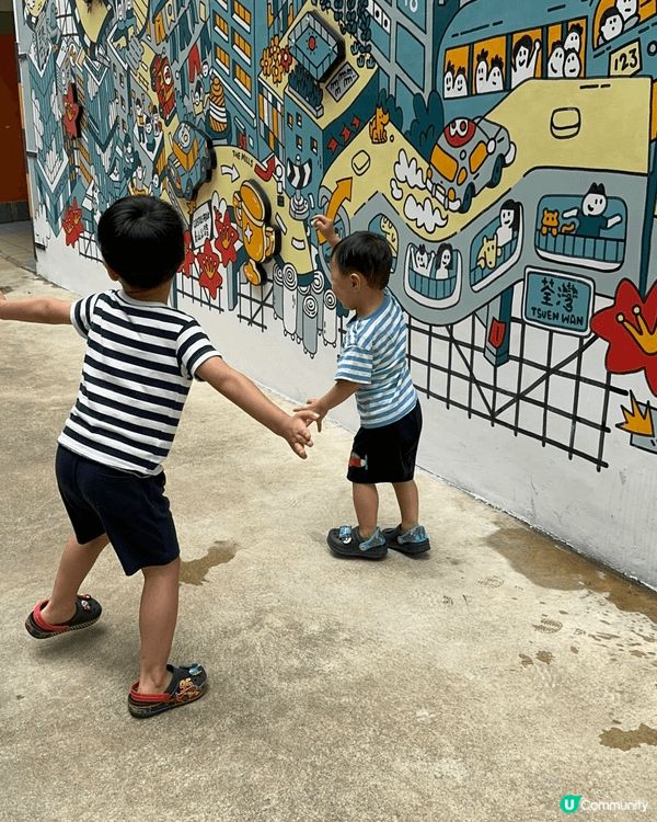 南豐紗廠，因為定期有唔同展覽，每次去兩個小朋友都玩得樂而忘返...