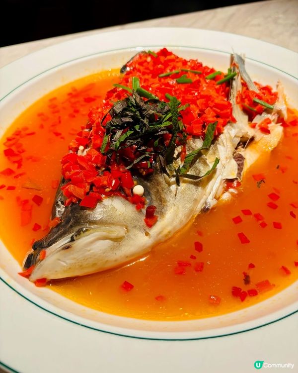 🔥 【海港城極致海景殿堂級湘菜】席前烤鴨 x 頂級剁椒魚頭🌶...