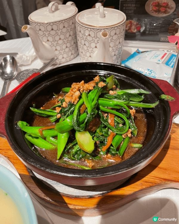 潮庭食晚飯