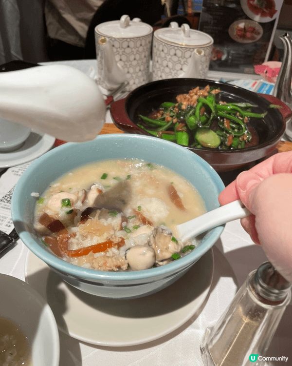 潮庭食晚飯