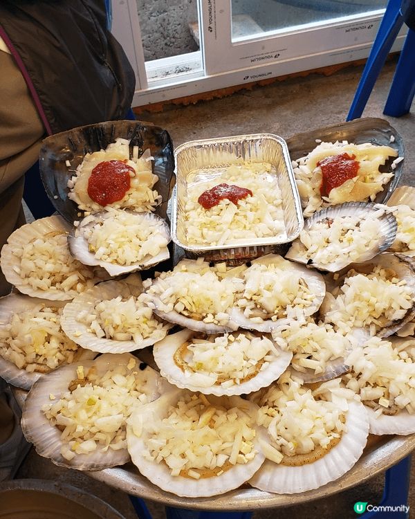 釜山地道美食，肥美燒白膳，海女海鮮湯麵，燒烤扇貝，辣炒年糕，...