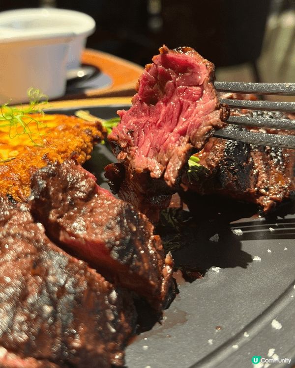 這是今天生日飯，它家的牛扒是自家乾式熟成牛，比起一般阿根廷食...
