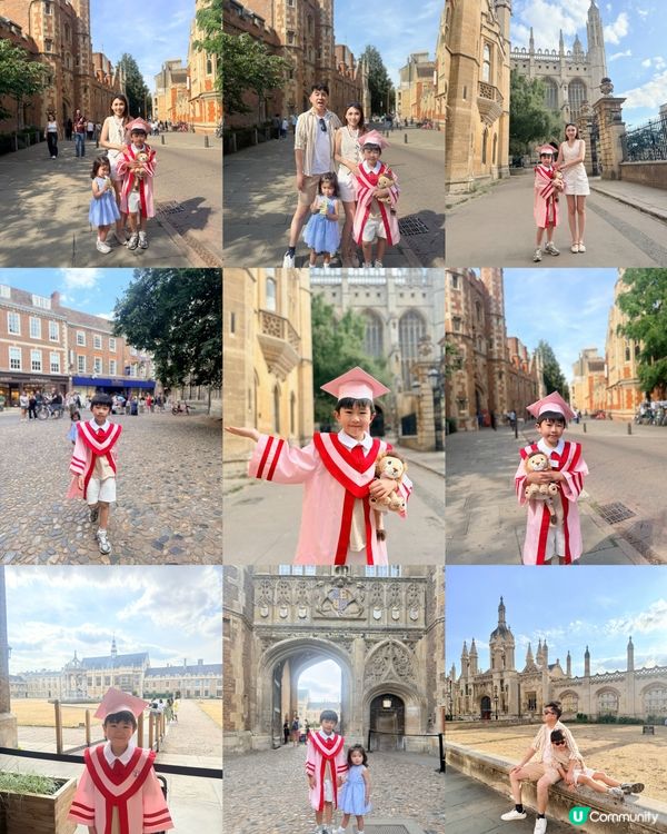 呢度係我哋之前去英國 Cambridge 影嘅畢業相
