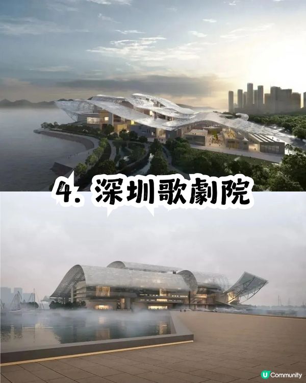 深圳4大新地標最快今年底開放📍最大佔地25萬m²! 商場/酒店/博物館/歌劇院