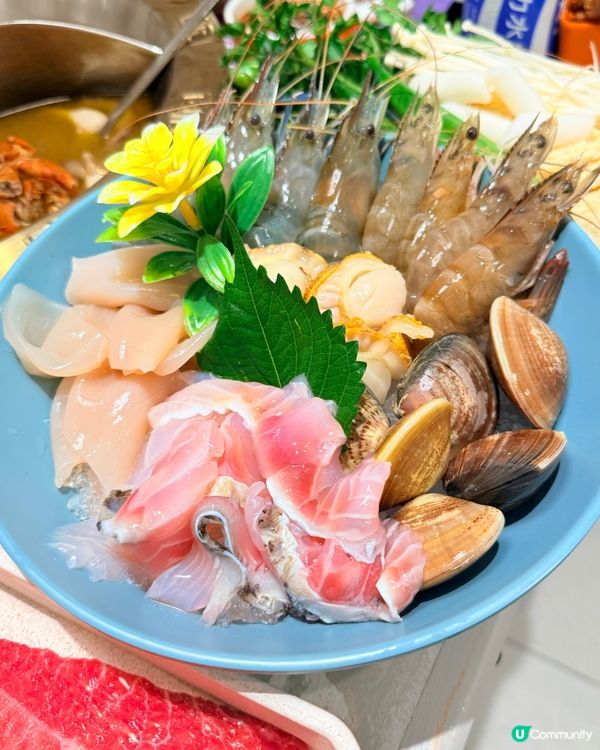 肉類海鮮都高質嘅火鍋放題