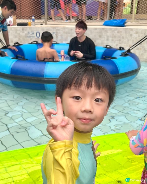水上樂園一日遊🌊！小朋友放電天堂！🤪