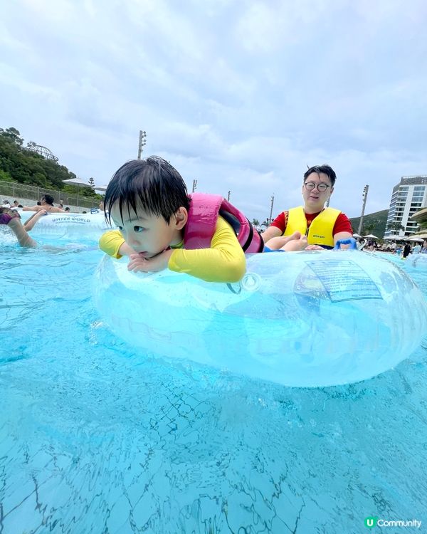 水上樂園一日遊🌊！小朋友放電天堂！🤪