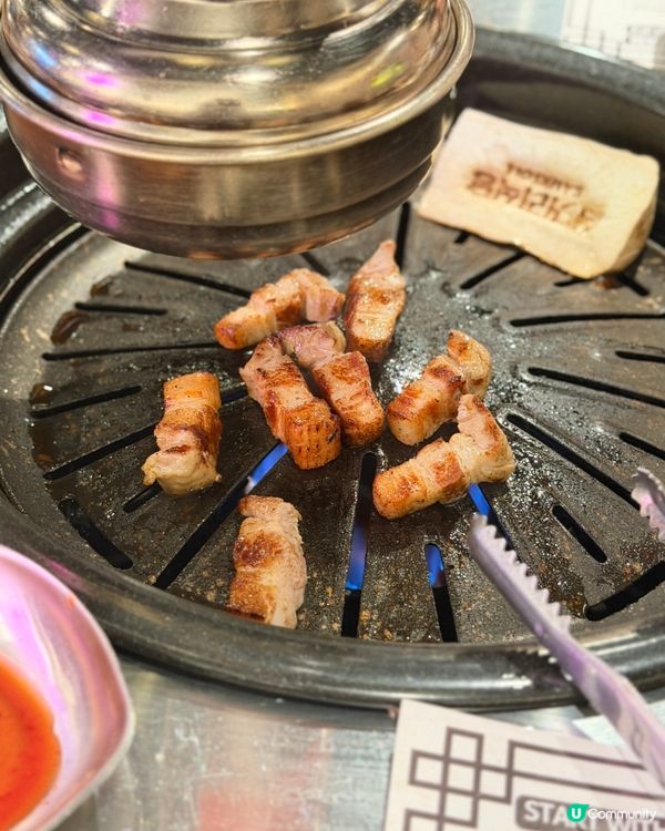 燒肉兩個人撐到肚腩凸 🤤