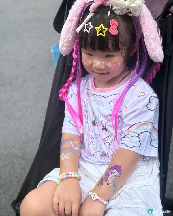 🌈 灣仔變身彩虹樂園！親子日系妝容🌟