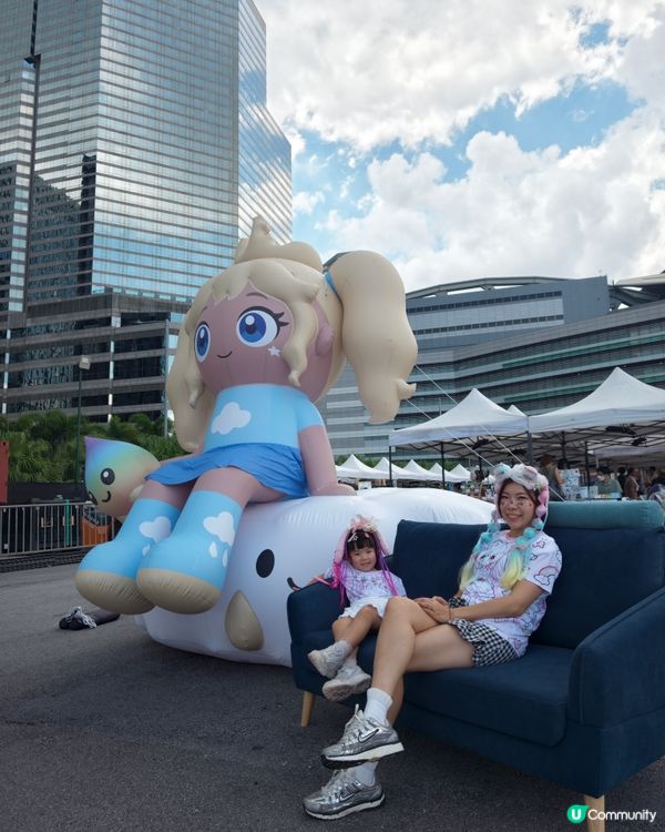 🌈 灣仔變身彩虹樂園！親子日系妝容🌟