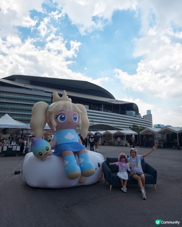 🌈 灣仔變身彩虹樂園！親子日系妝容🌟