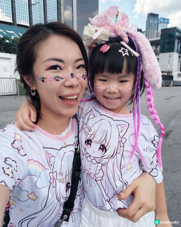🌈 灣仔變身彩虹樂園！親子日系妝容🌟