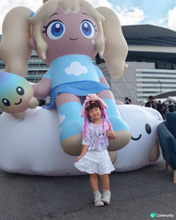 🌈 灣仔變身彩虹樂園！親子日系妝容🌟