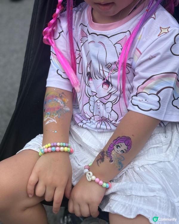 🌈 灣仔變身彩虹樂園！親子日系妝容🌟