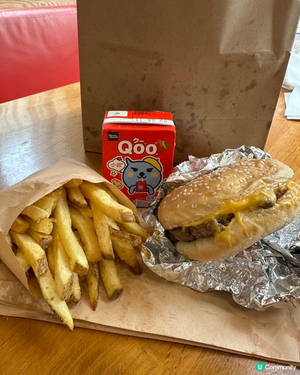 Five Guys 出左兒童餐🍔🍟