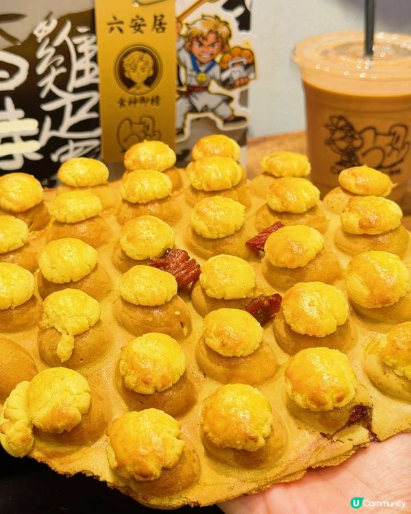 菠蘿雞蛋仔🔥脆到暈🤤