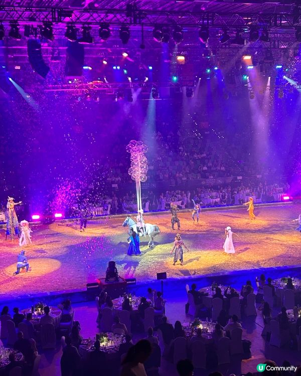 謝謝邀請欣賞了Cavalluna 昨晚首場精彩大型馬術劇場匯...
