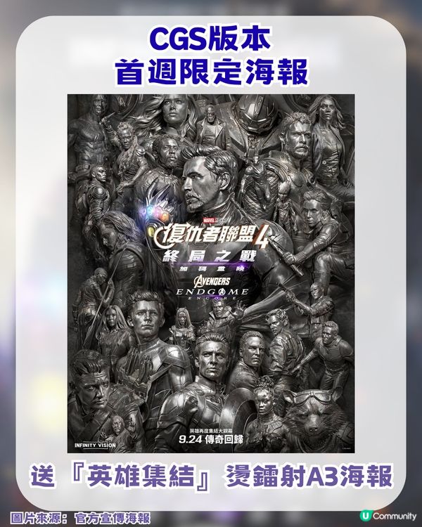 復仇者聯盟4終局之戰回歸上大銀幕！一文了解3大必睇亮點+版本特色！附購票及特典攻略