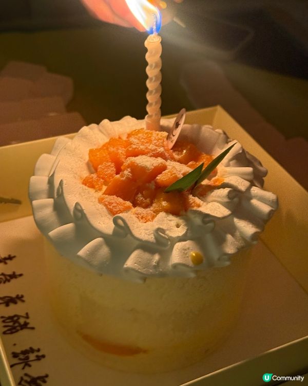 ｢海鹽奶蓋爆芒麻糬蛋糕好好食!!🥹｣