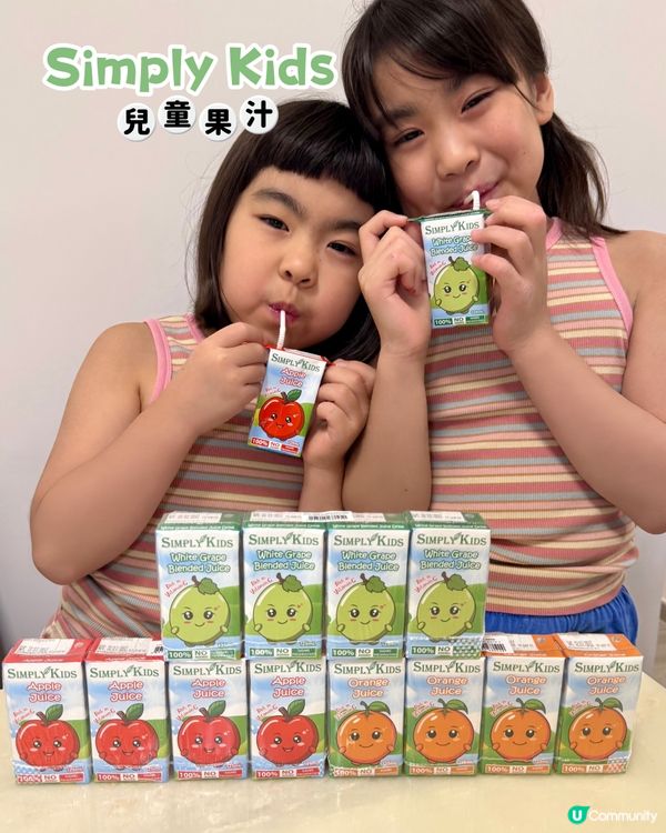 100% 天然成份兒童果汁 👍🍹