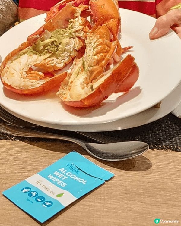 誠意分享海洋公園萬豪酒店-海灣餐廳的自助晚餐，鮮味彈牙的龍蝦...