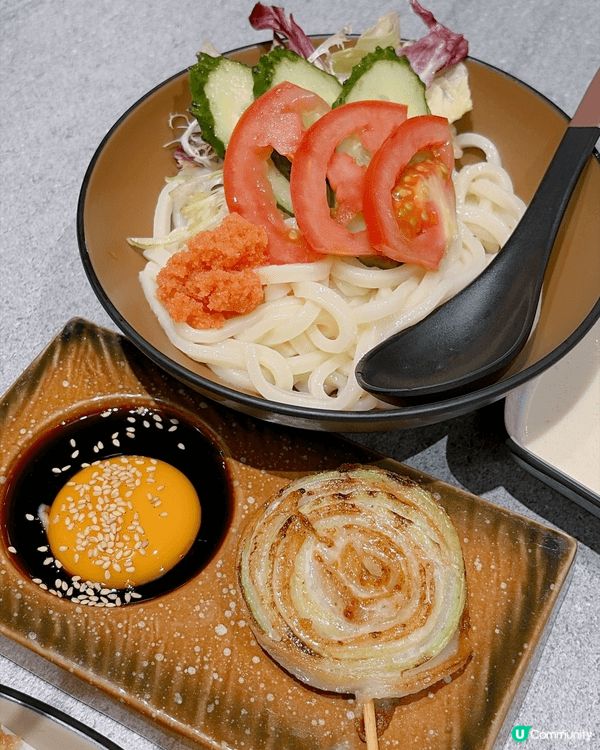 日式烏冬店🇯🇵明太子忌廉撈烏冬🍜超厚燒鵝肝多士！仲有新奇嘅豚...