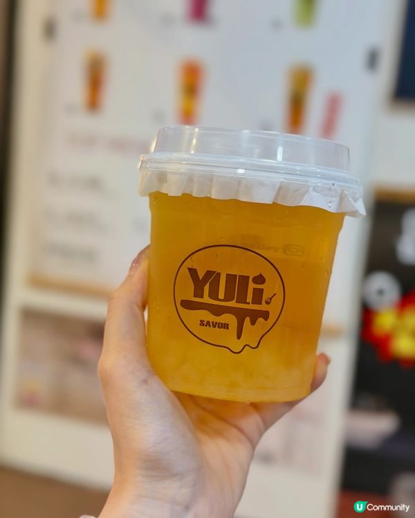 灣仔｢玉璃｣🧋足料芝士水果茶與清新白桃蜂蜜蘆薈 ✨