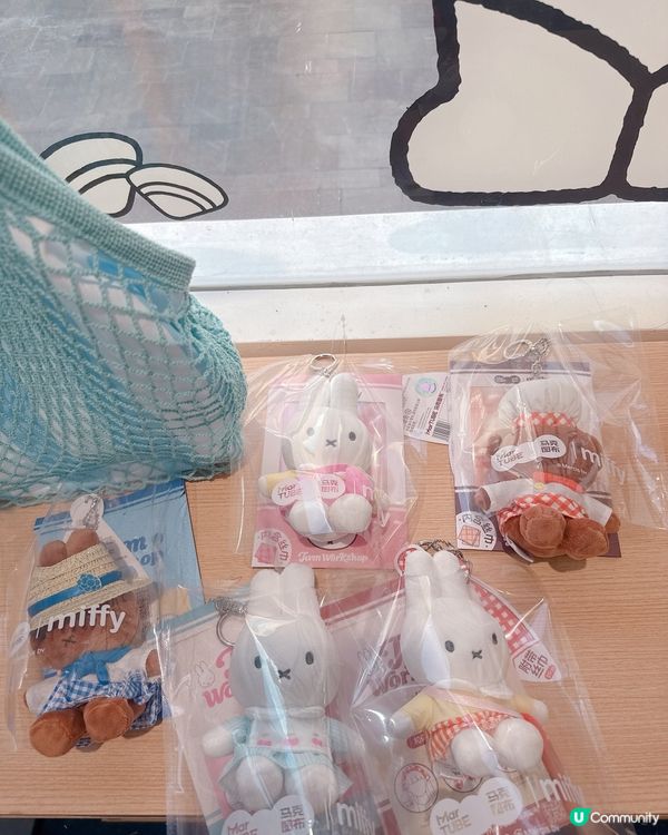 🇨🇳 最新Miffy 果醬工坊毛絨掛件連絲巾