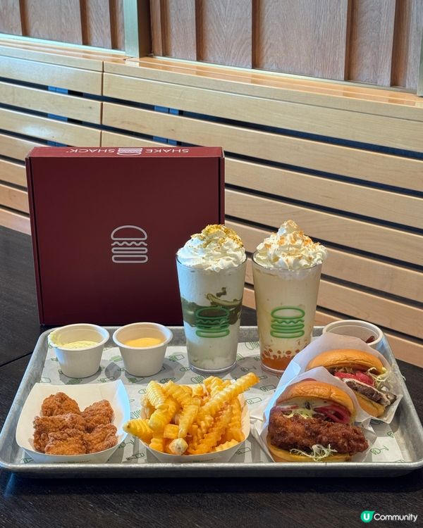 Shake Shack新系列漢堡太好味🍔💚‼️