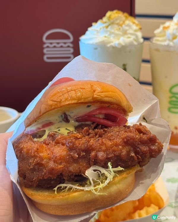 Shake Shack新系列漢堡太好味🍔💚‼️