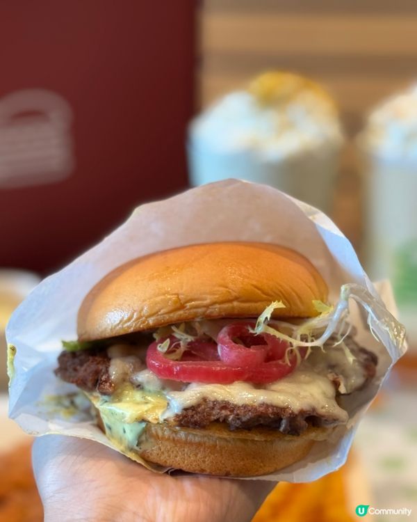 Shake Shack新系列漢堡太好味🍔💚‼️