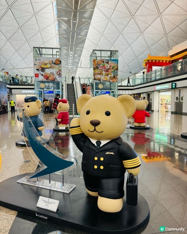 香港國際機場打卡好地方，等上機都唔怕悶。